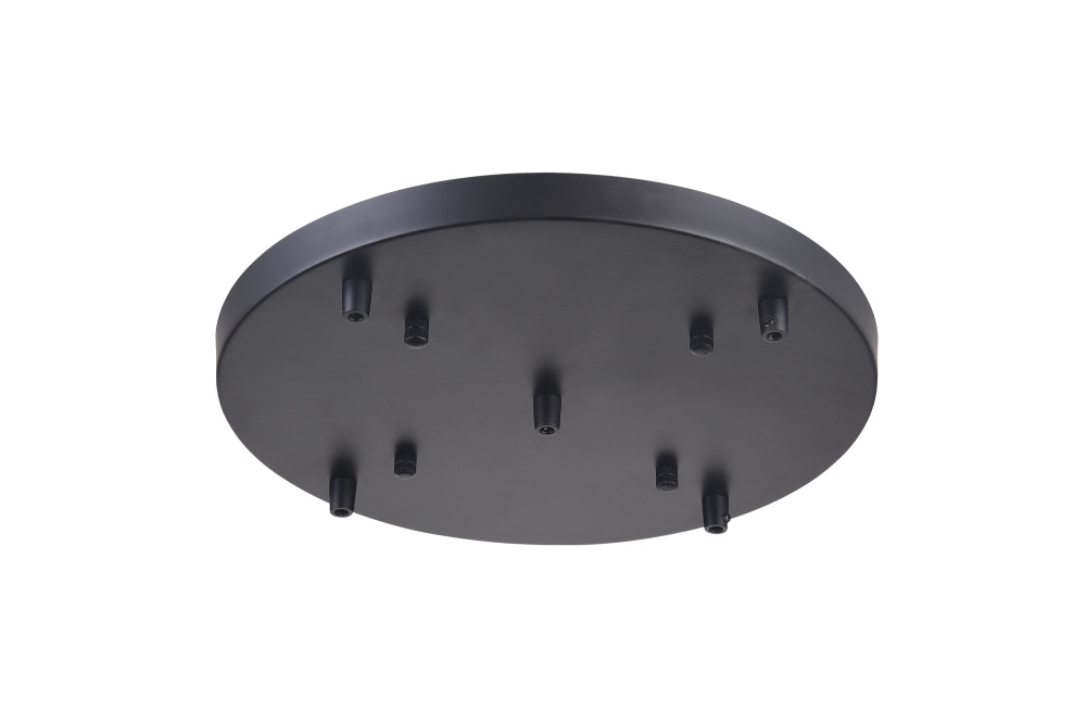 Multi Ceiling Canopy (Line Voltage) Black Canopy