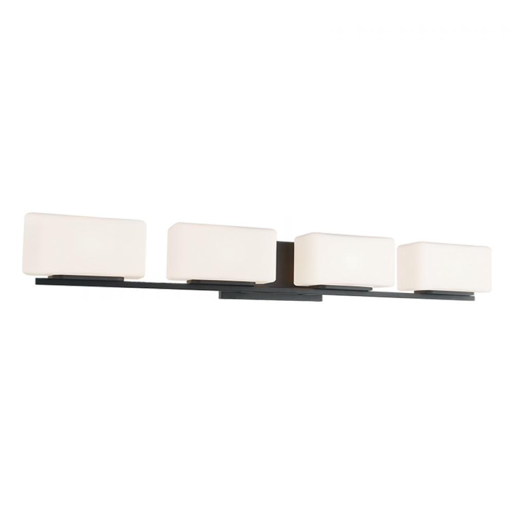 Chiclet Matte Black Wall Sconce
