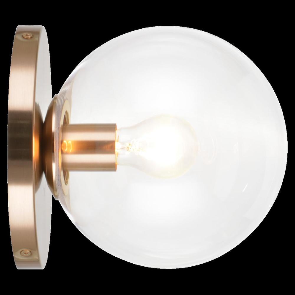 Cosmo Aged Gold Brass Wall Sconce / Ceiling Mount