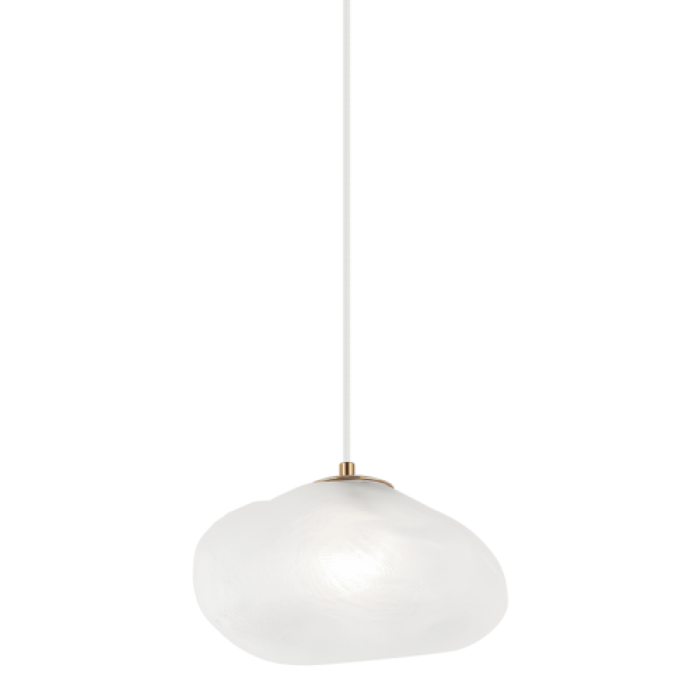 Melo Aged Gold Brass Pendant