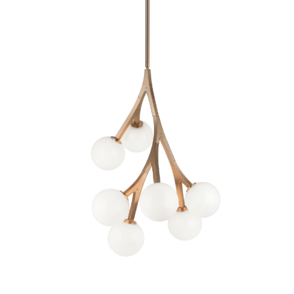 Rami Aged Gold Brass Chandelier
