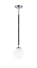 Matteo Lighting C58201CHOP - Particles Black and Chrome Pendant