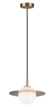 Matteo Lighting C60401AGOP - Saturn Aged Gold Brass Pendant