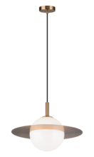 Matteo Lighting C60411AGOP - Saturn Aged Gold Brass Pendant