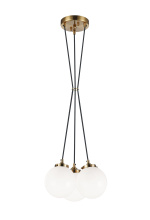 Matteo Lighting C63003AGOP - The Bougie Aged Gold Brass Pendant