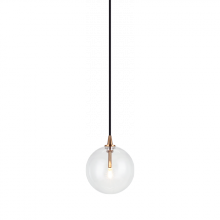 Matteo Lighting C81801AGCL - Bolha Aged Gold Brass Pendant