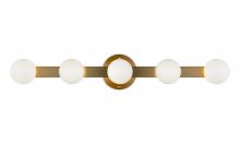 Matteo Lighting S14505AG - Pizzazz Aged Gold Brass Wall Sconce