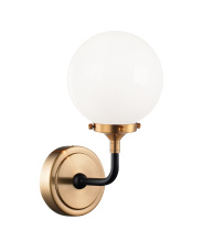 Matteo Lighting W58201AGOP - Particles Aged Gold Brass Wall Sconce