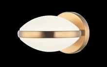 Matteo Lighting W71501AG - Chatoyant Aged Gold Brass Wall Sconce