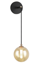 Matteo Lighting W81001AM - Magma Amber Wall Sconce