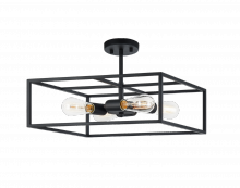 Matteo Lighting X71644RB - Candid Rusty Black Ceiling Mount