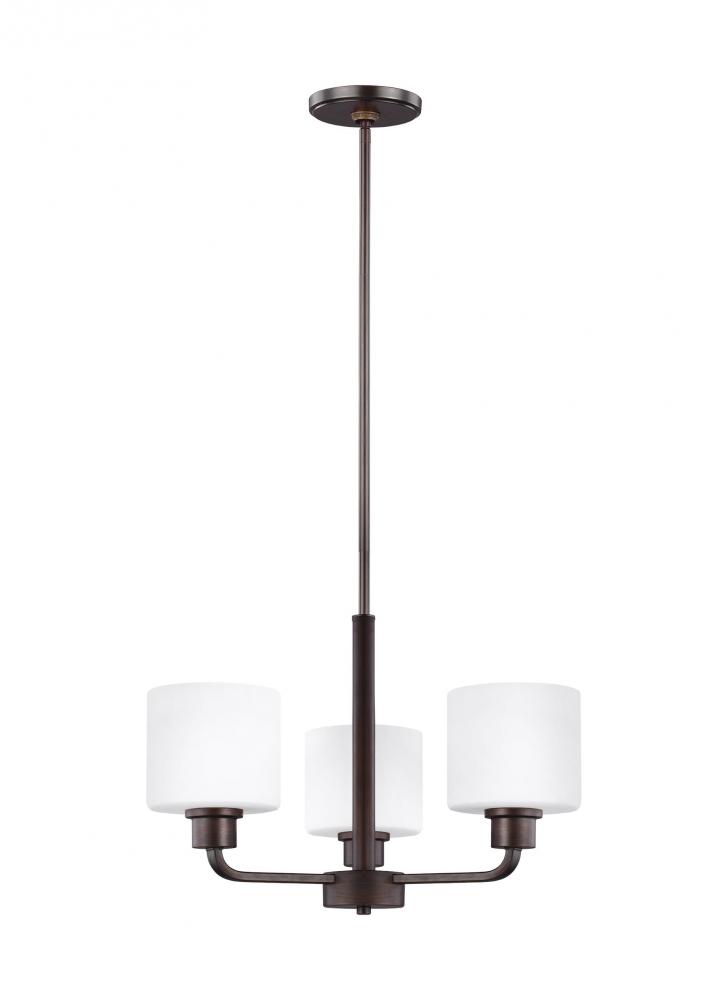 Canfield Three Light Chandelier