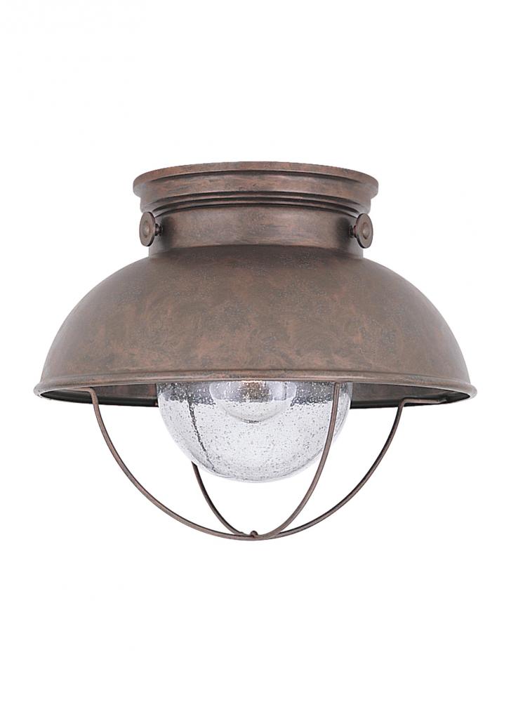 Sebring One Light Outdoor Ceiling Flush Mount