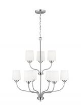 Generation Lighting 3102809EN3-962 - Windom Nine Light Chandelier