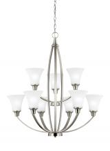 Generation Lighting 3113209EN3-962 - Metcalf Nine Light Chandelier