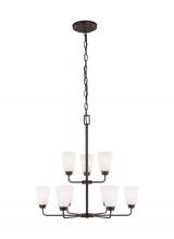 Generation Lighting 3115209EN3-710 - Kerrville Nine Light Chandelier
