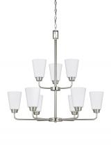 Generation Lighting 3115209EN3-962 - Kerrville Nine Light Chandelier