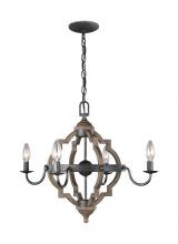 Generation Lighting 3124904EN-846 - Socorro Four Light Chandelier