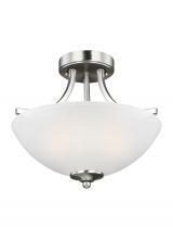Generation Lighting 7716502EN3-962 - Geary Small Two Light Semi-Flush Convertible Pendant