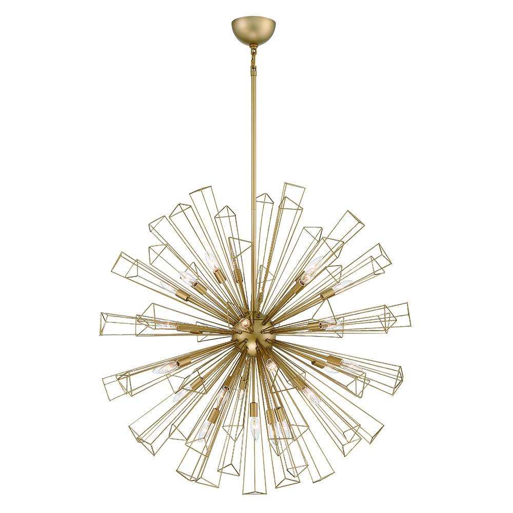 DENDELIO,29LT CHANDELIER,GLD