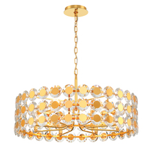 Eurofase 44286-025 - PERRENE, L, CHANDELIER, GD