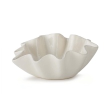 Regina Andrew 20-1268 - Regina Andrew Ruffle Ceramic Bowl Medium