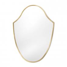 Regina Andrew 21-1120NB - Regina Andrew Crest Mirror (Natural Brass)