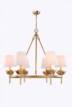 Terracotta Lighting H23107R-6G - Rosalba Round Chandelier