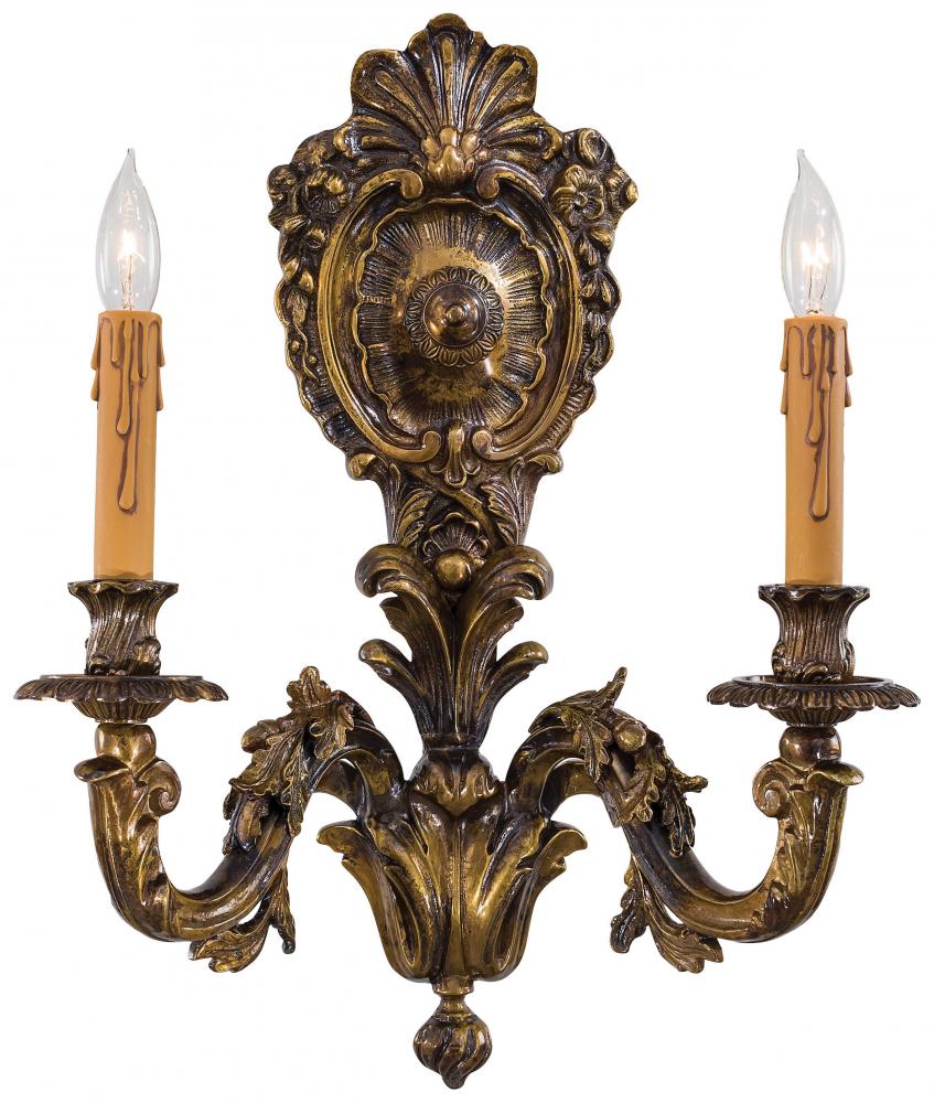 2 LIGHT WALL SCONCE
