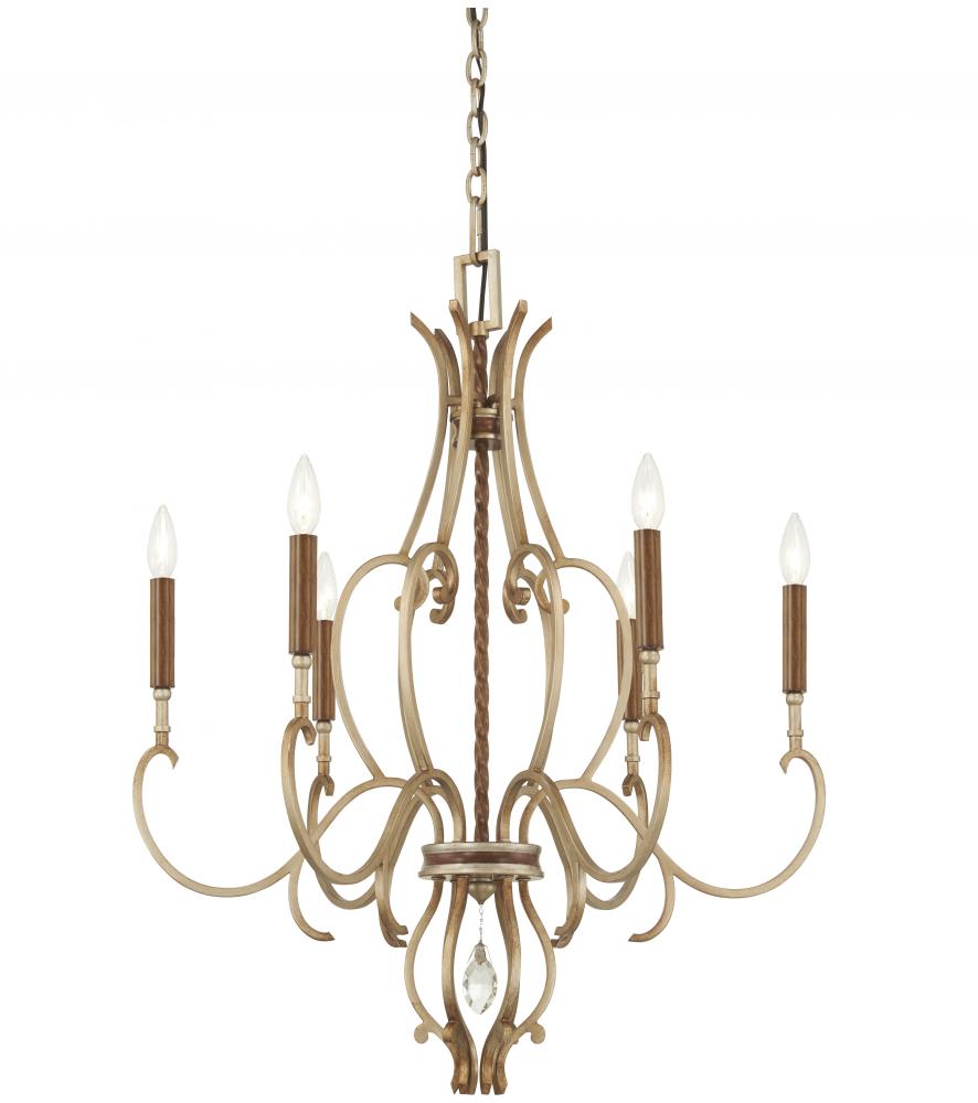 MAGNOLIA MANOR - 6 LIGHT CHANDELIER