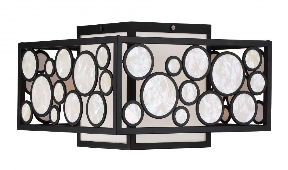 MOSAIC - 2 LIGHT FLUSH MOUNT