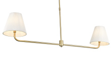 Millennium 25102-VB - Ami 48" Wide 2-Light Island - Vintage Brass