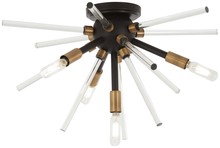 Minka George Kovacs P1799-416 - SPIKED - 4 LIGHT FLUSH MOUNT