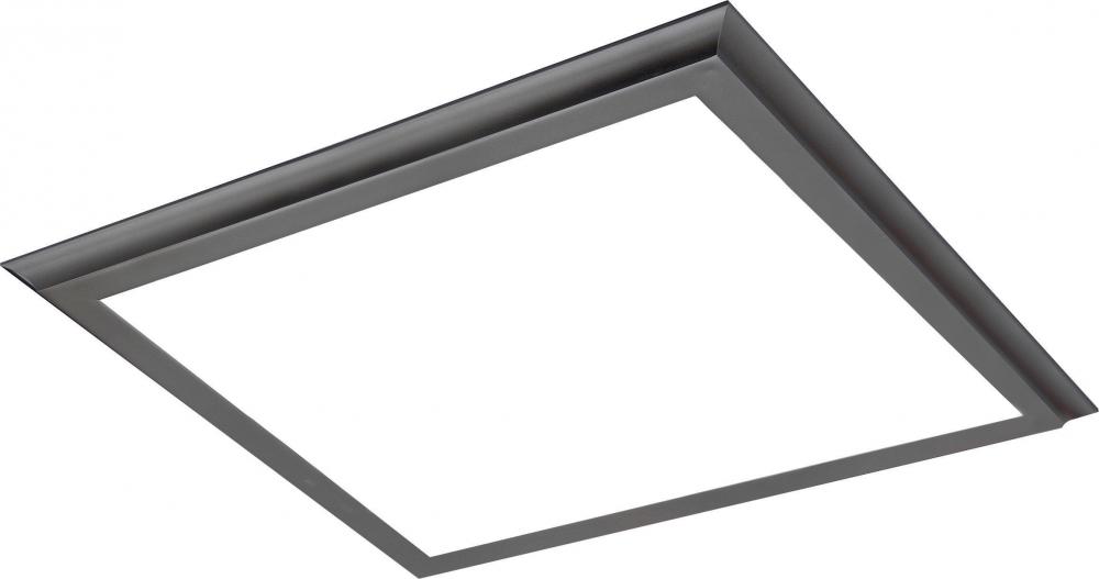 Blink Plus Profile - 45W- 24" x 24" Surface Mount LED - 3000K - Gun Metal Finish - 100-277V