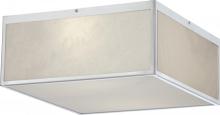 Nuvo 62/891 - Crate - 13" LED Flush with Gray Marbleized Acrylic Panels - Brushed Nickel Finish