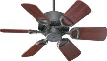 Quorum 43306-44 - 30" 6BL ESTATE FAN - TS