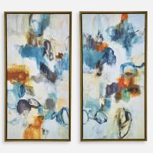 Uttermost 32325 - Uttermost Casual Moments Framed Abstract Art Set/2