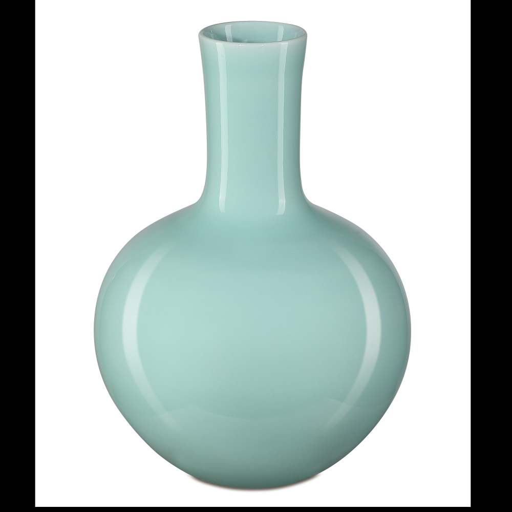 Celadon Small Green Straight Neck Vase