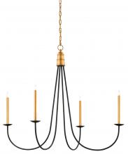 Currey 9000-0233 - Ogden Black Chandelier